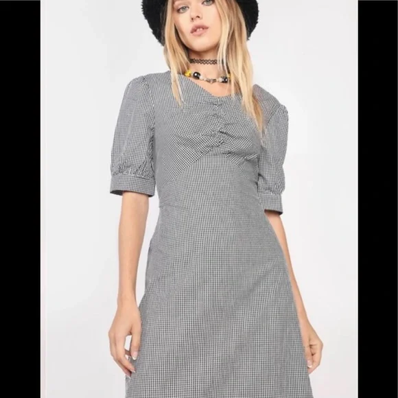 *SALE* NWT Love + Harmony Gingham Dress - Picture 2 of 9